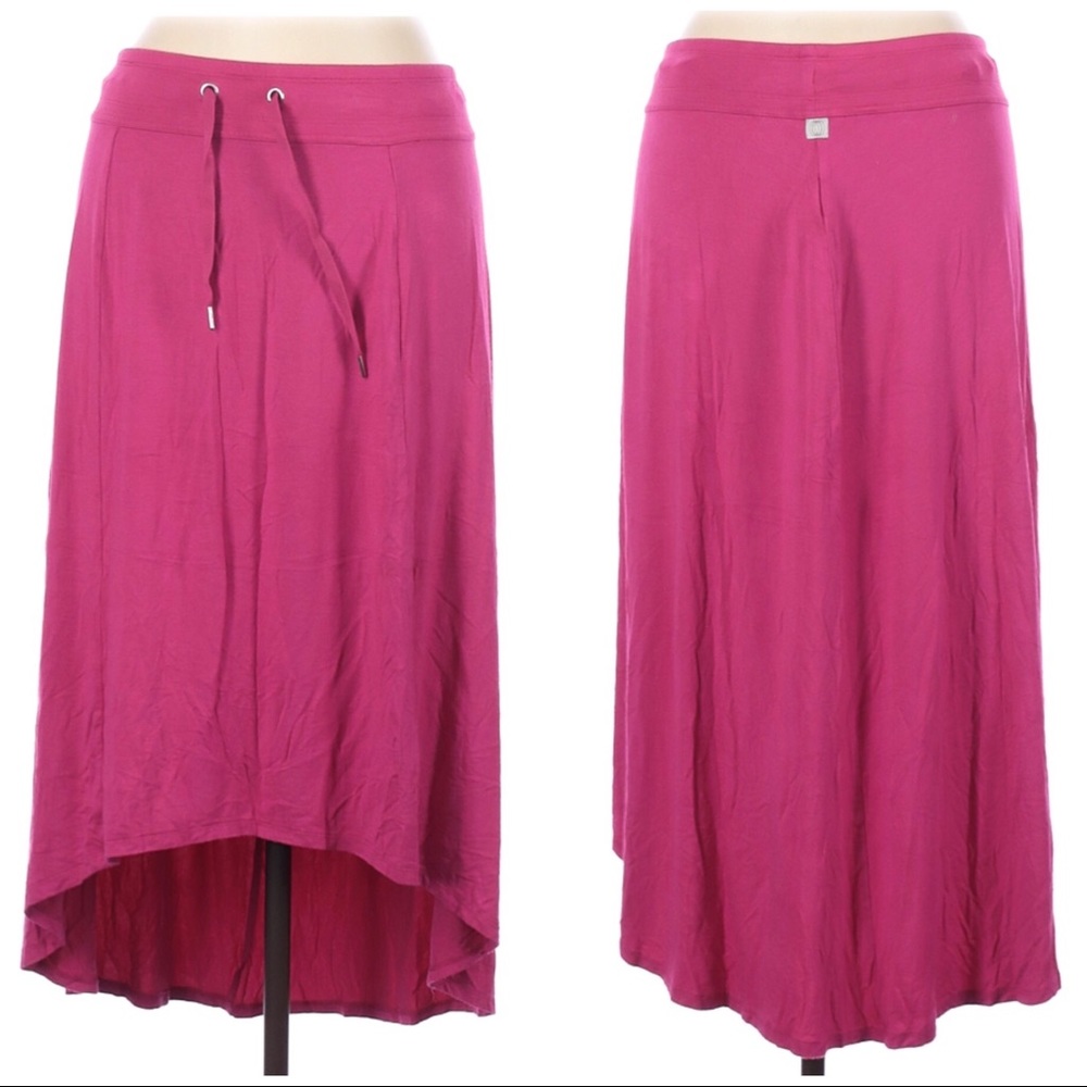 🔥 Balance Collection Hi-Lo Midi Skirt